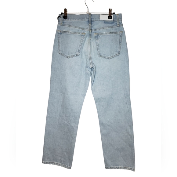 Re/Done Easy Straight Crop Light Wash 23 - Picture 2 of 6